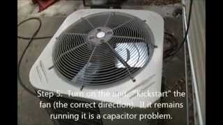 How to fix your AC Outdoor fan not running [upl. by Lally629]