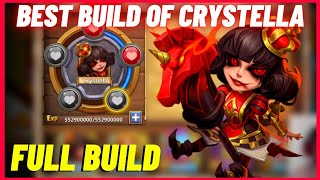 Lets Build Crystella  Best Build Guide😍😍  Everything You Should Know  Dont Miss  Castle Clash [upl. by Salb]