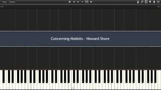 Concerning Hobbits MIDI Synthesia [upl. by Smiley]