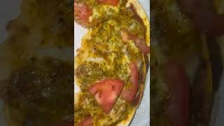 Homemade Italian inspired flat bread pizza 🤤🍕 italianfood [upl. by Warwick]