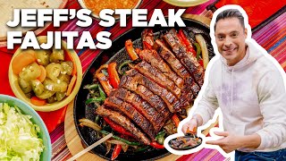 How to Make Skirt Steak Fajitas with Jeff Mauro  The Kitchen  Food Network [upl. by Ludwig]