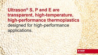 Processing series part 1 Overview of Ultrason® portfolio PSU PPSU PESU and properties [upl. by Harland548]