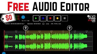 Free AUDIO EDITOR for iPhoneiPad  Lexis Audio Editor [upl. by Horatio]