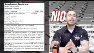 Nutrex NIOX Ultra by Nutrex Review Nitric Oxide [upl. by Rednasela827]