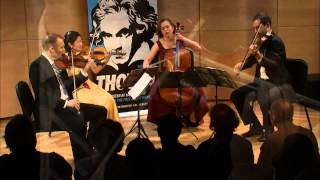 Beethoven String Quartet No 9 in C major Op 59 No 3  Jasper String Quartet Live [upl. by Aracot]