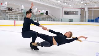 Olympic Bronze Medal Ice Dancers skate to JanetJackson Madison Hubbell amp Zachary Donohue [upl. by Eizle]