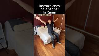 Instrucciones Para Tender la Cama 🛌 gastiobeide youtubeshorts shorts [upl. by Ailemac]