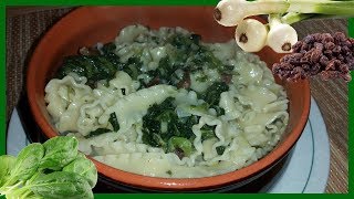 Pasta con spinaci  Le Ricette di Zio Roberto [upl. by Butterworth763]