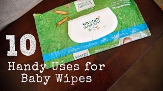 10 Handy Uses for Baby Wipes [upl. by Lunette]