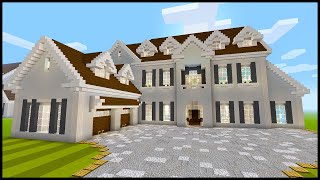 Minecraft How to Build a Large Suburban House 4  PART 5 Interior 24 [upl. by Eyllom127]