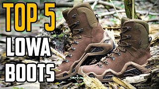 TOP 5 BEST LOWA BOOTS TO BUY IN 2024 [upl. by Collette]