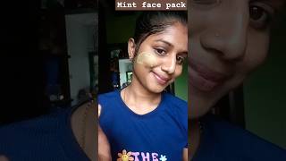 Mint Face Pack Remove pigmentation ance amp blemishes  scars yt sfam mint facepack glow trend [upl. by Morse259]