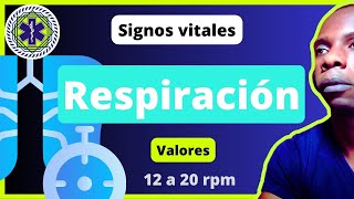 ✔ Signos vitales Respiración Frecuencia Valores Normales Alteraciones Procedimiento [upl. by Samuelson]