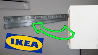 IKEA METOD Cabinet Wall fixing  installation fixation meuble haut [upl. by Intirb794]