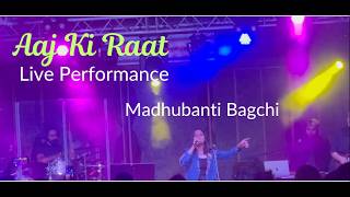 Live Performance of Aaj Ki Raat Stree 2 by Madhubanti Bagchi  Austin CTBA Gala [upl. by Yssej]