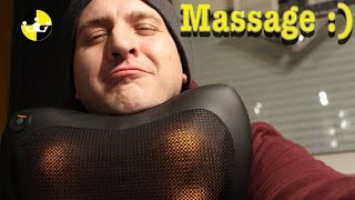 🔴Massagegerät Kissen  Rotlicht für Nacken Schultern Rücken Bauch Beine [upl. by Zwick]