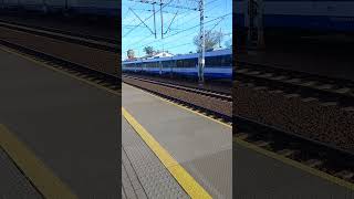 Pociąg PKP Intercity Pesa Dart dojeżdża do stacji Łochów shorts shortsvideo train railway [upl. by Aicsile]