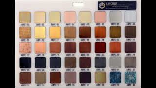 AMSONS METAL PRODUCTS COATINGDUBAICOLOR SAMPLES dubai reels shorts shortvideo short [upl. by Kall]