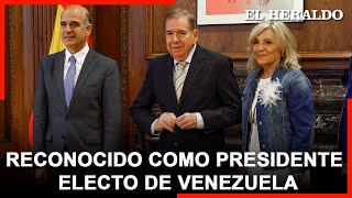 UPN transmite a Edmundo González su compromiso con la democracia en Venezuela [upl. by Gunter]