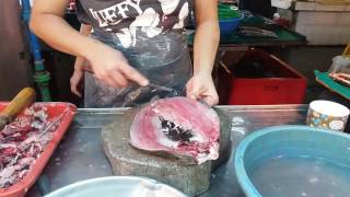 How to debone Bony fish in just 2mins  09022016 [upl. by Hanshaw31]