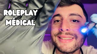 ASMR Fr  Roleplay médecin des oreilles  Examen des oreilles 👨🏻‍⚕️ 20 min de roleplay [upl. by Ruhtua131]