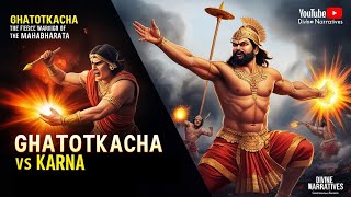 Ghatotkach Mahabharat ka bhayankar yoddha The Fierce Warrior  Divine Narratives [upl. by Alduino]