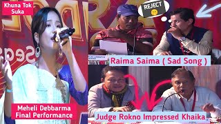 Meheli Debbarma Final Performance Tipra Idol  Raima Saima  Sad Song Khorang Kwtwi Khe Rwchapkha [upl. by Ballard446]