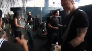 Metallica EXCLUSIVE BACKSTAGE and walking to the stage Official Sonisphere 2009 [upl. by Ytoc409]