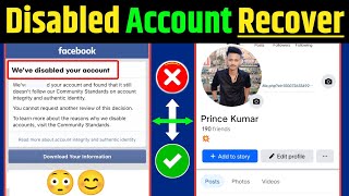 Facebook Disabled Account kaise Recover kare 180 days How To Recover Disabled Facebook Account in [upl. by Learsi613]