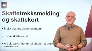 Skattetrekksmelding og skattekort [upl. by Marolda]