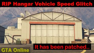 Hangar Vehicle Speed Glitch Is PATCHED😡Proof Rockstar Games Is SEVERELY ALLERGIC To quotFUNquot [upl. by Josi25]