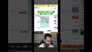 100 Points in BNF premium shorts banknifty livetrading [upl. by Nabalas]