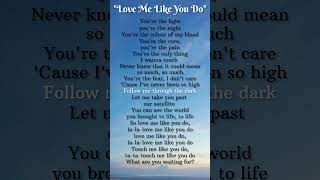 quotLovemelikeyoudoquotEllieGouldingRequestedsonglyricsytshortsLovemelikeyoudo [upl. by Oeniri542]