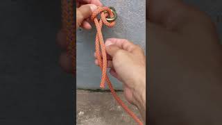 Clove hitch slipped a common effective hitch [upl. by Dyrraj]