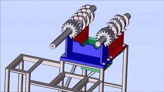 Montaje de triturador de plásticos Diseño en solidworks [upl. by Nolava984]