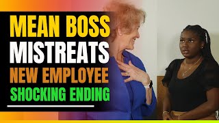 Mean Boss Mistreats New Employee Shocking Ending [upl. by Sihtnyc]