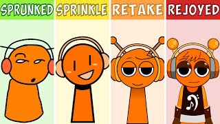 Incredibox Sprunki ALL SOUNDS  Sprunked VS Sprinkle VS Retake VS Rejoyed [upl. by Ahsoyem893]