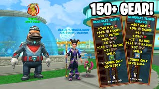 Wizard101 NEW LEMURIA LVL 150 GEAR [upl. by Emmeram11]