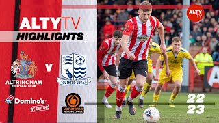 ALTRINCHAM Vs SOUTHEND UNITED  Extended Match Highlights  25032023 [upl. by Portuna784]