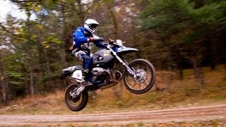 hayabusa killer bmw hp2 enduro 100200 kmh acceleration [upl. by Idou468]