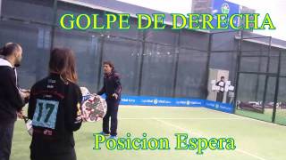 Explicación Golpe Derecha Padel Curso Monitor Fed Española Padel [upl. by Aicekal]