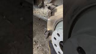 Brake rotor removal on 2018 VW Tiguan [upl. by Adnical]