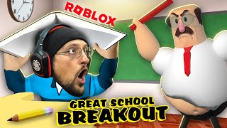 Roblox Great School Breakout Escape the Chubby Teacher FGTeeV [upl. by Inatirb403]