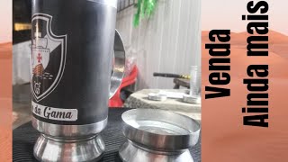 PEZINHO DE CANECA DE LATINHA ESTILO TAÇA MODELO 2 [upl. by Akinaj]