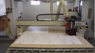 Corian Countertop  CNC and Seaming Process [upl. by Annirac]