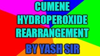 cumene hydroperoxide rearrangement [upl. by Arras]