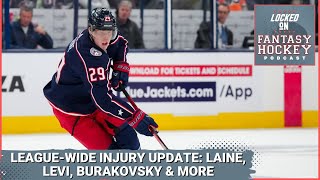 Fantasy Hockey Injury Roundup Levi Laine Svechnikov  Woll Stealing Samsonovs Crease [upl. by Euhc]