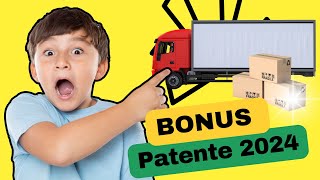 Bonus Patente 2024 Fino a 2500 Euro per la Tua Patente di Autotrasporto [upl. by Pepi]