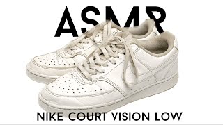 ASMR HOW TO CLEAN NIKE AIR FORCE 1 ❌ NIKE COURT VISION LOW✅ [upl. by Jackqueline962]