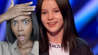 FIRST TIME REACTING TO  DANELIYA TULESHOVA quotTEARS OF GOLDquot AMERICAS GOT TALENT AUDITION REACTION [upl. by Terrye505]